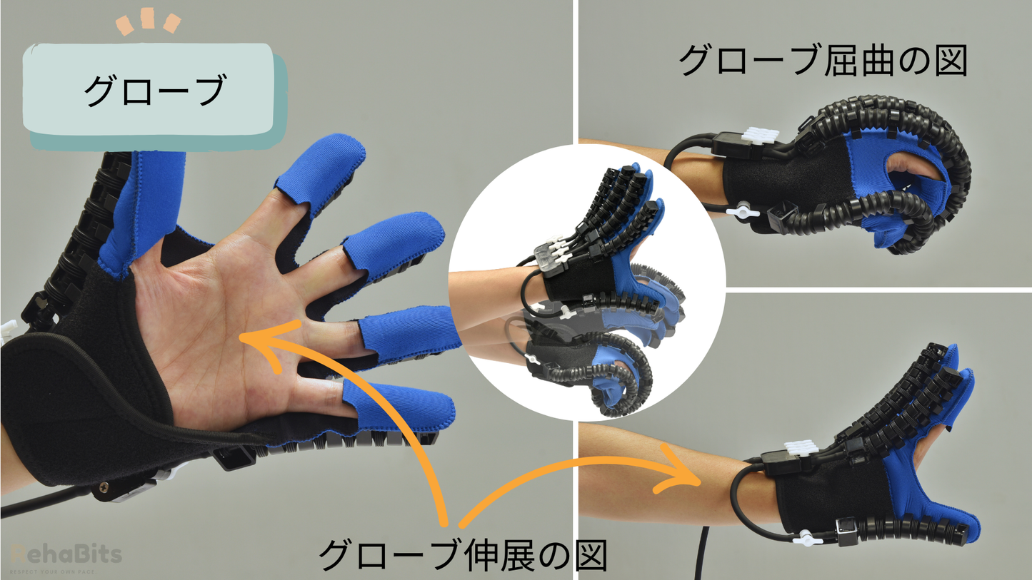 「まいリハ」PAH-10用グローブ|拘縮予防の画期的なリハビリロボット